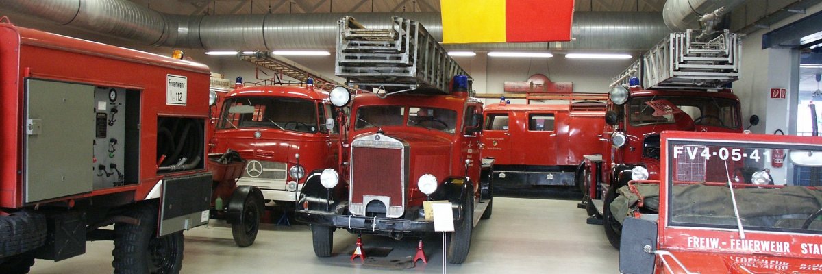 Feuerwehrmuseum Lövenich Feuerwehrfahrzeuge im Feuerwehrmuseum in Lövenich