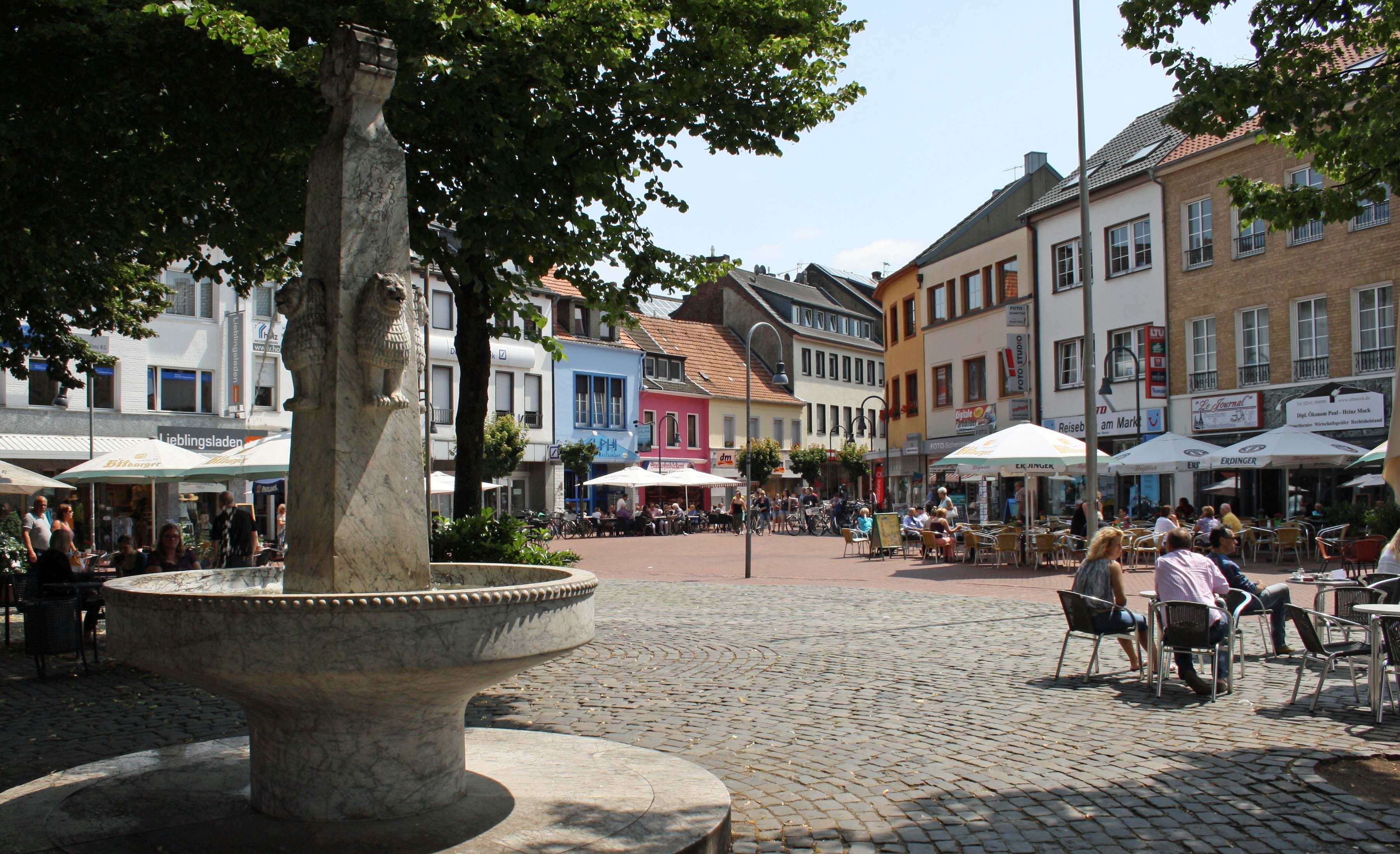 Der Stadtbrunnen am Markt