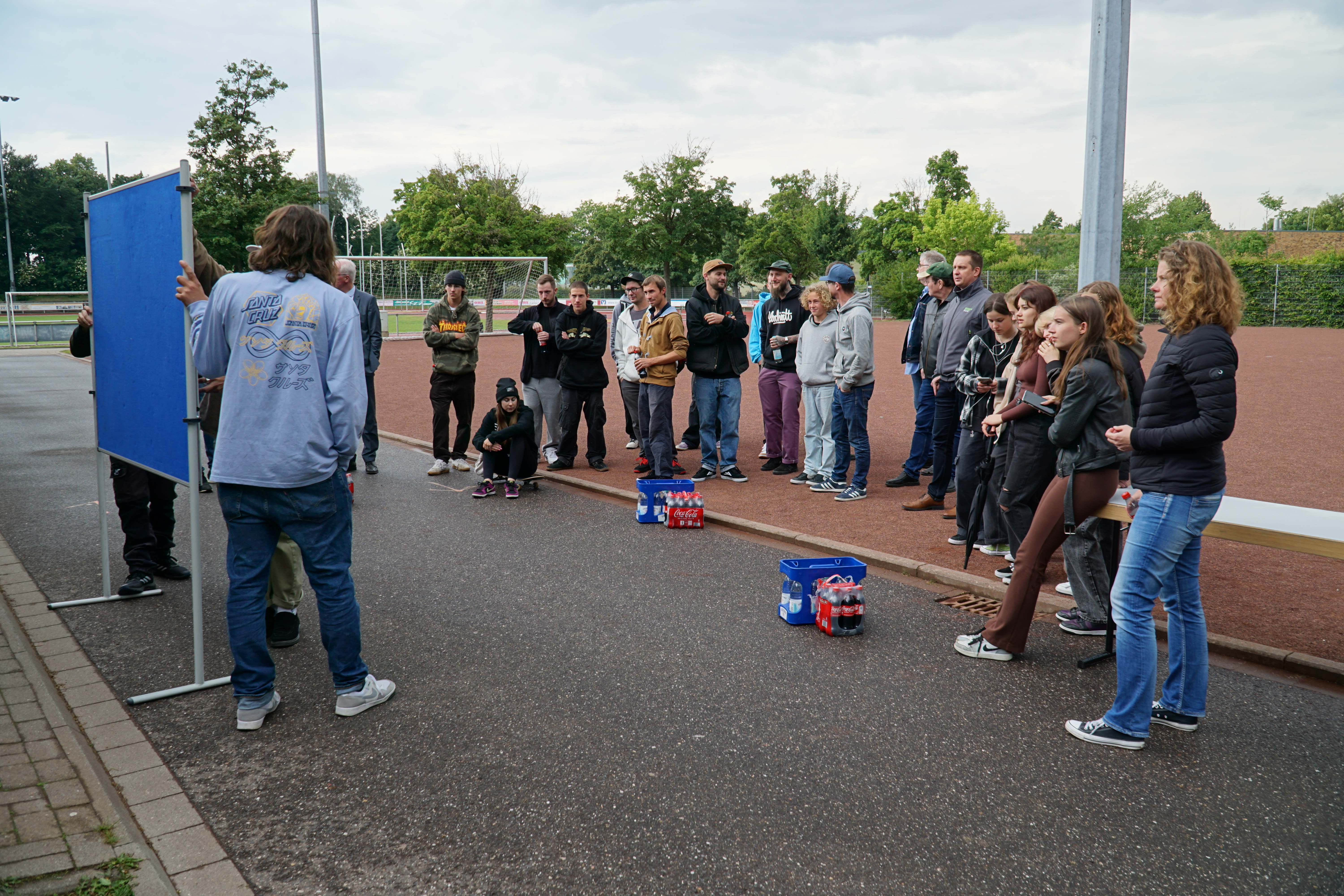 Beteiligung zum Neubau des Skateparks in Erkelnz