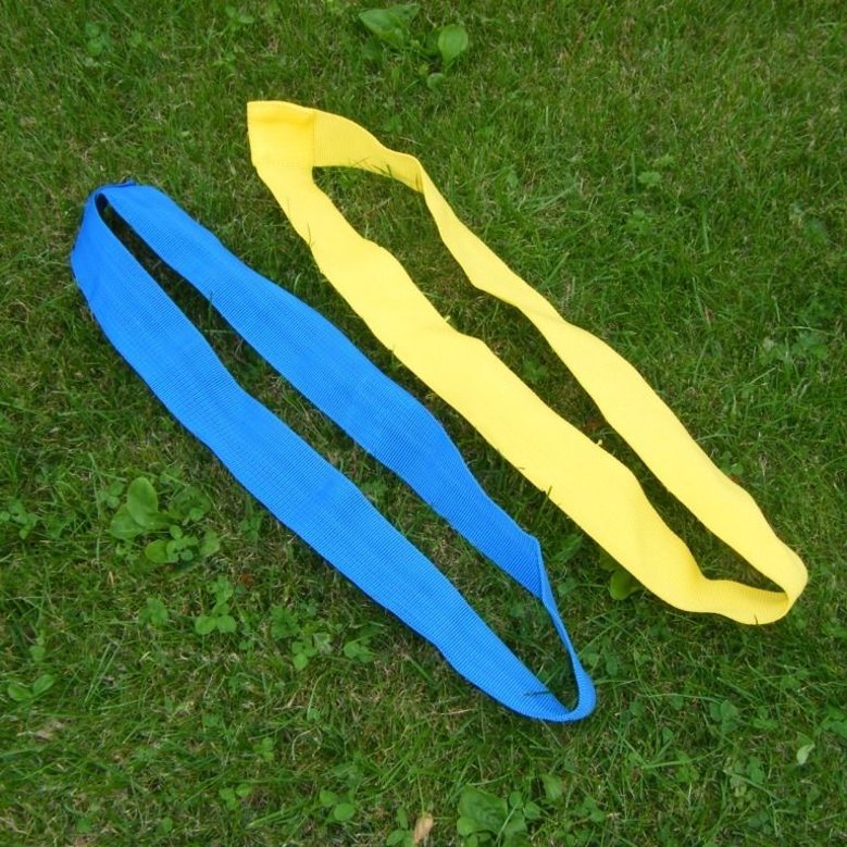 Mannschaftsbänder: Diese Mannschaftsbänder (Schärpen) bestehen aus einem 5 cm breiten, strapazierfähigem Gurtband.