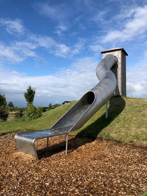 Spielplatz Keyenberg neu Rutsche