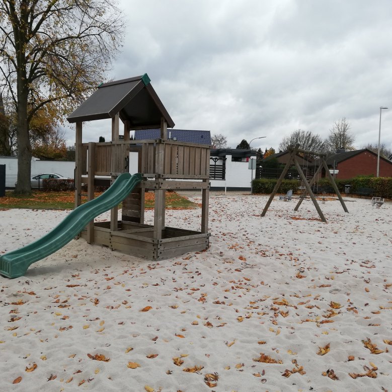 Spielgeräte auf dem Spielplatz Seilerweg