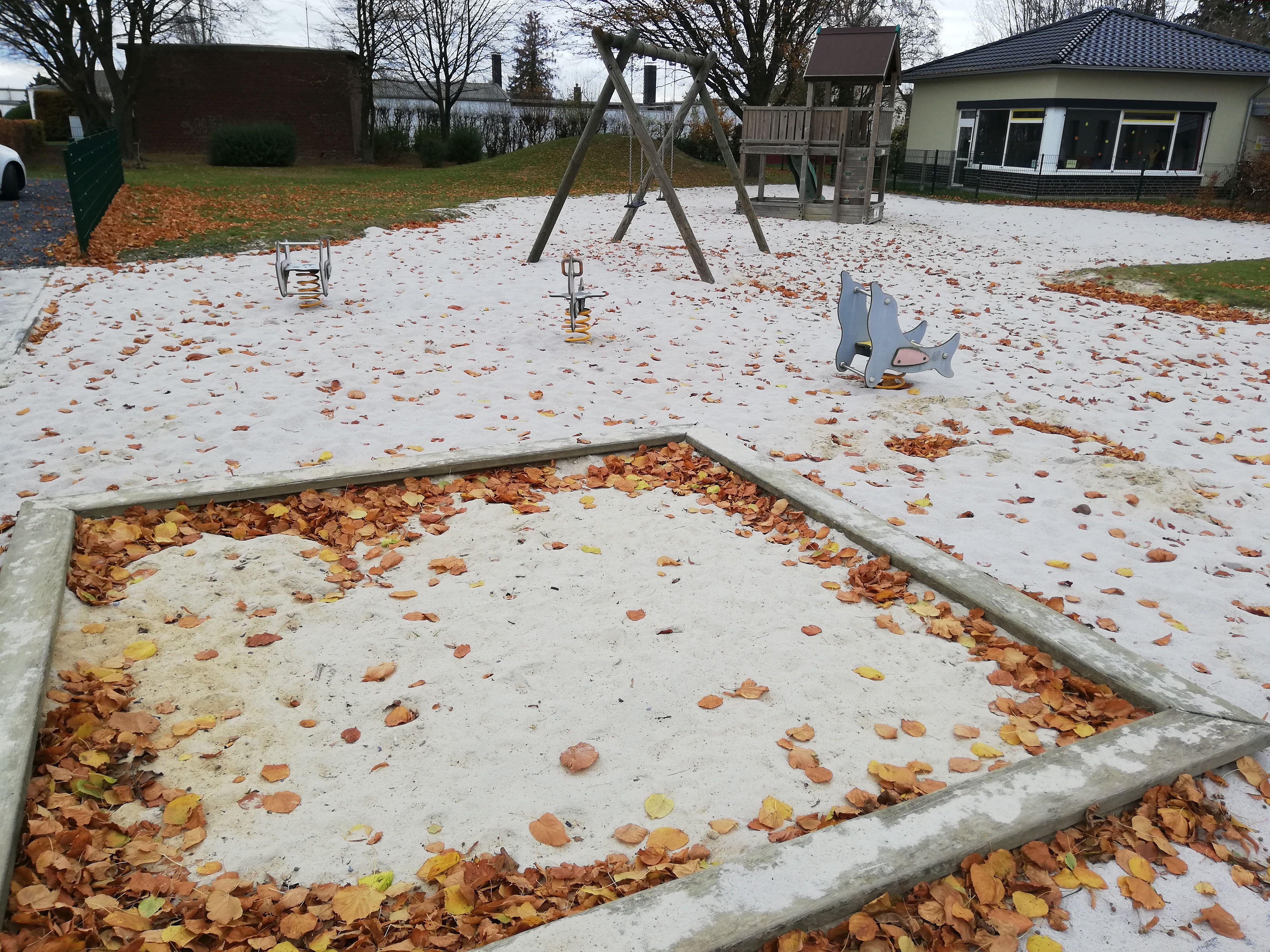 Spielgeräte auf dem Spielplatz Seilerweg
