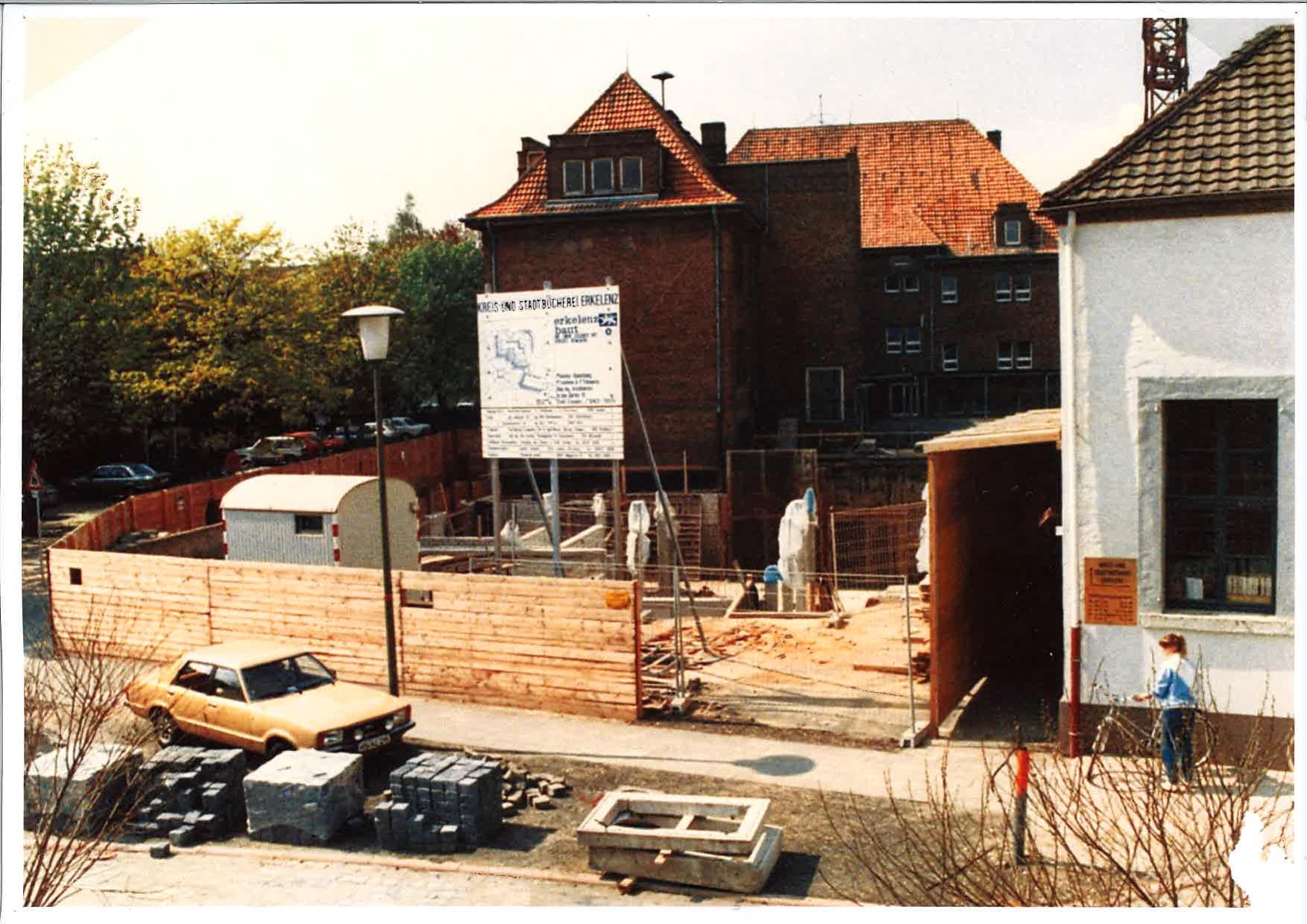Baustelle Kreis- und Stadtbücherei