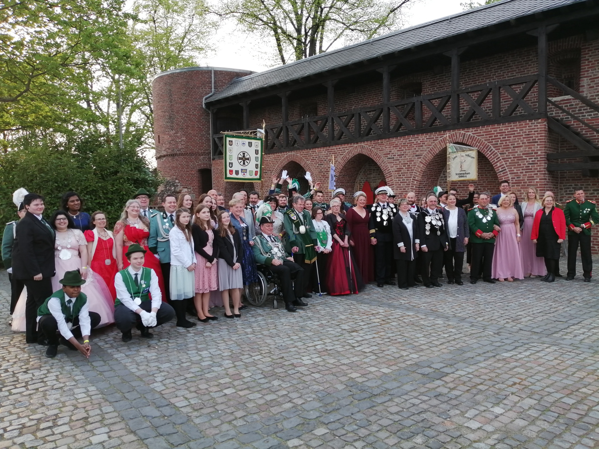 Bezirkskönigsabend Gruppenbild