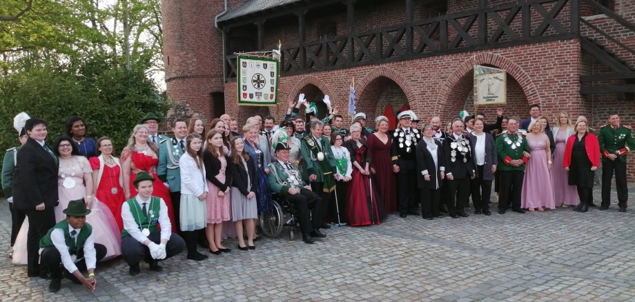 Bezirkskönigsabend Gruppenbild