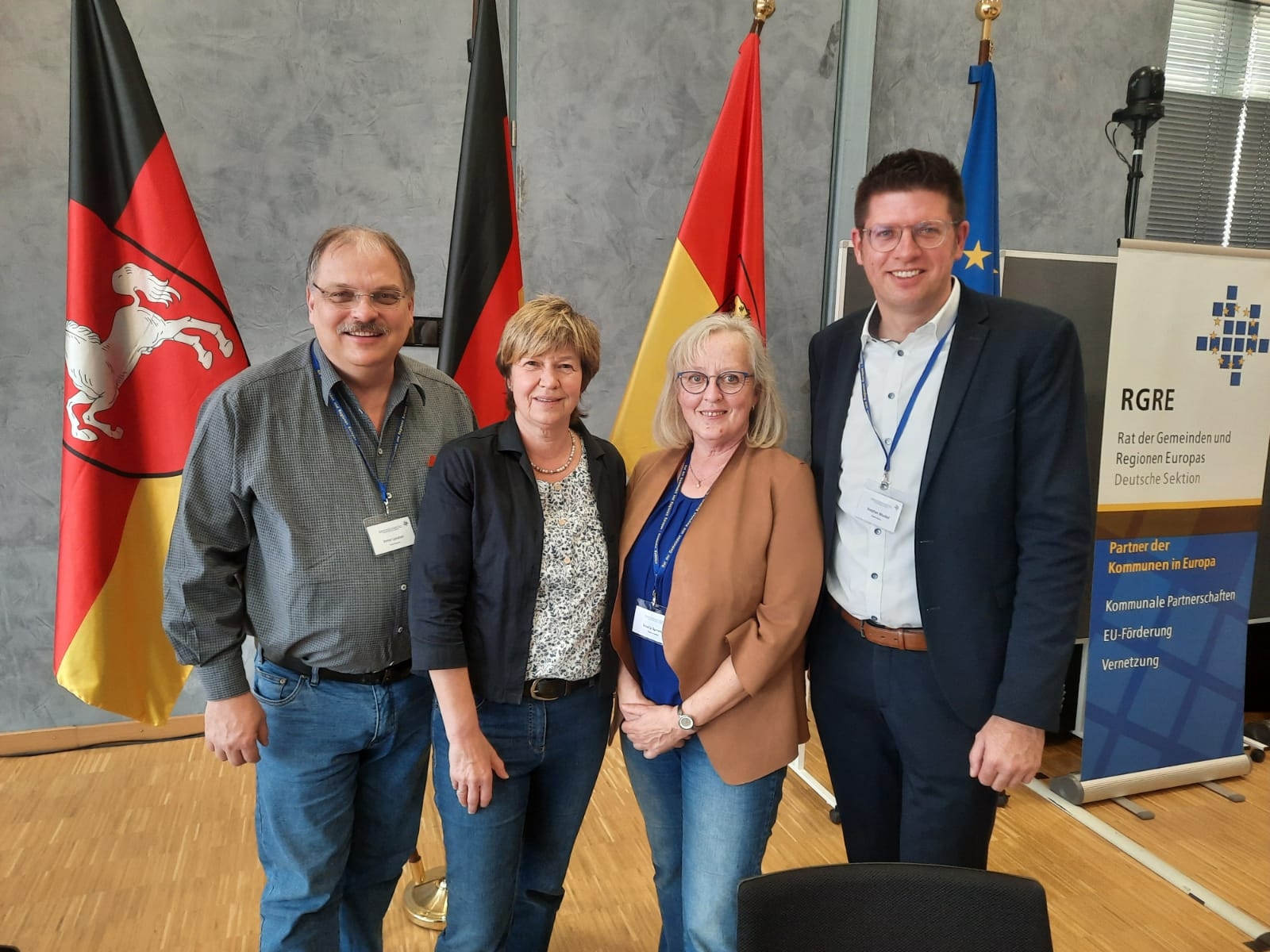 Erkelenzer Delegation beim kommunalen Friedensappell
