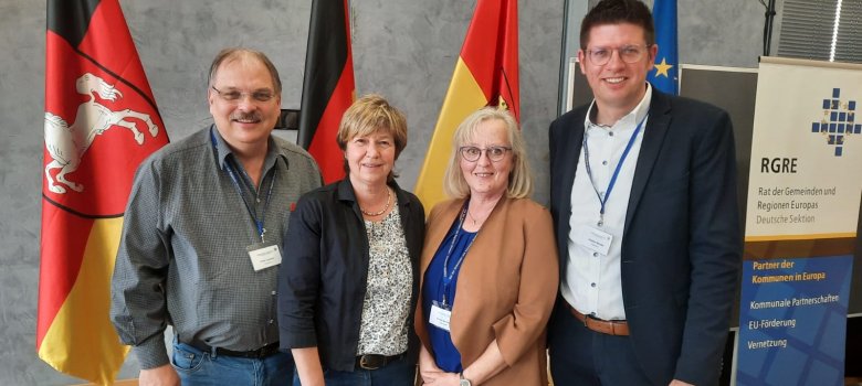 Erkelenzer Abordnung beim kommunalen Friedensappell