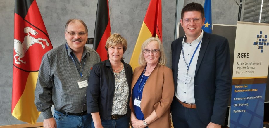 Erkelenzer Delegation beim kommunalen Friedensappell