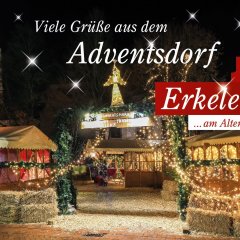 Der Eingang zum Adventsdorf