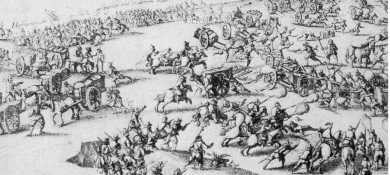 Kupferstich Belagerung von Erkelenz