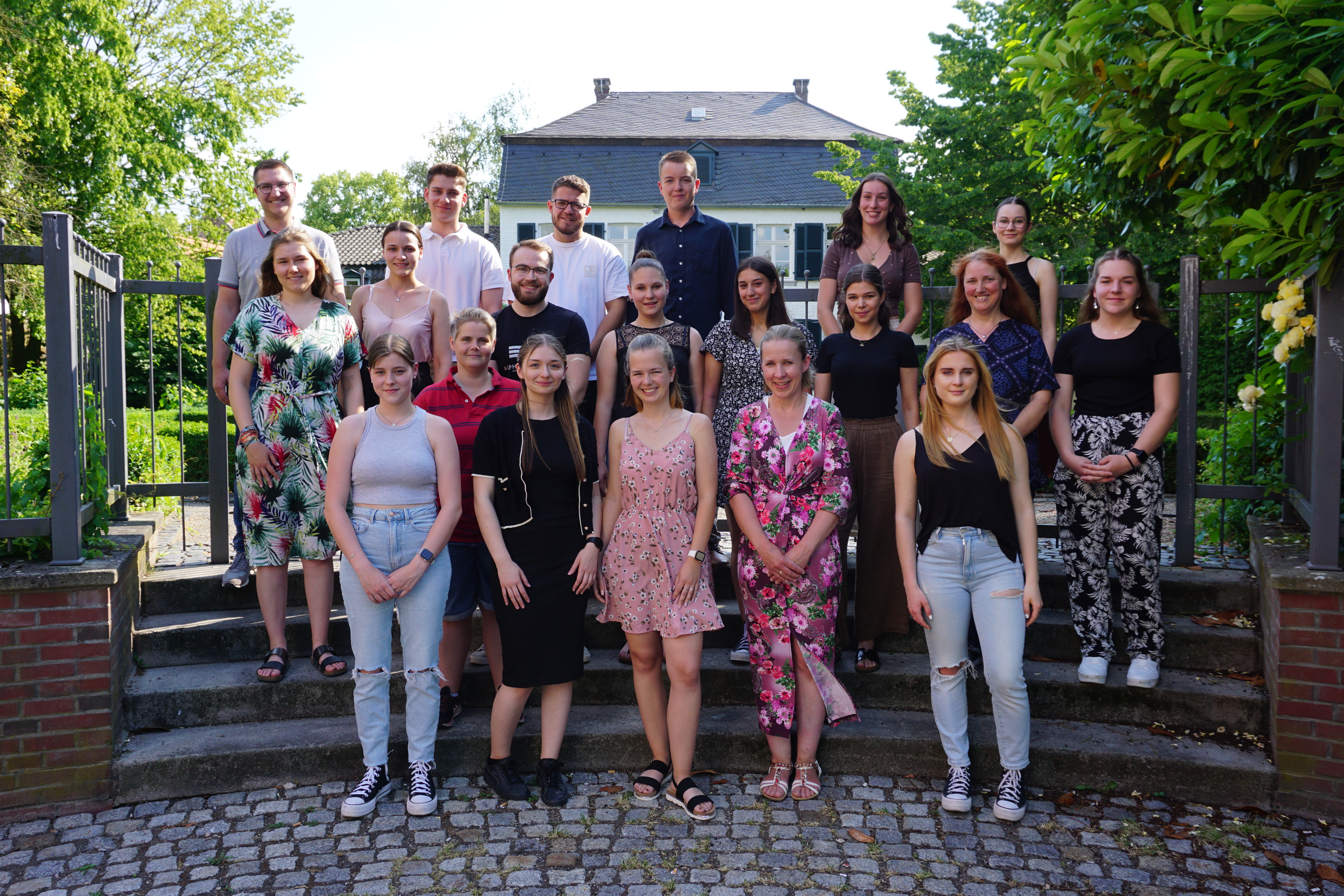 Gruppenfoto: Auszubildene der Stadt Erkelenz