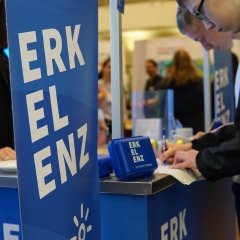 Nahaufnahme Messestand Stadt Erkelenz