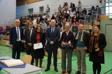 Das Label-FrancÉducation wurde an Schulleitung Sylvia Rudig übergeben.