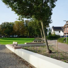 Grünring an der Westpromenade mit neuen Bänken