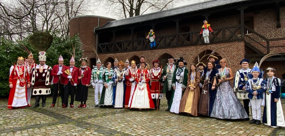 Prinzenempfang Gruppenbild Tollitäten