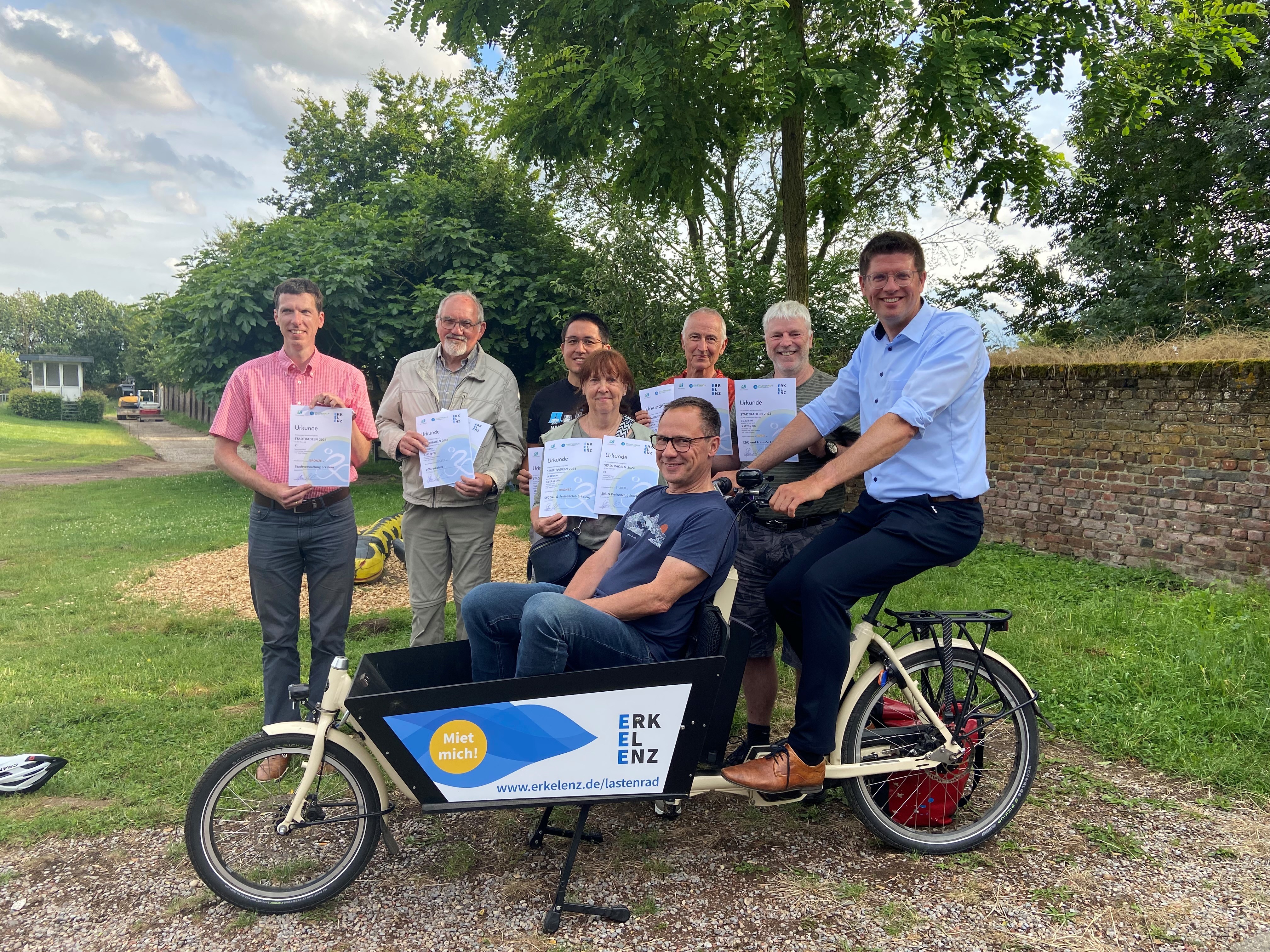 Gruppenfoto auf Haus Hohenbusch
