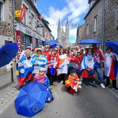Erkelenz International beim Festumzug durch Saint-James