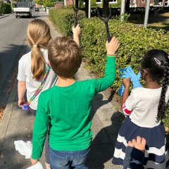 Dreck-weg-Tag: Schüler*innen der Luise-Hensel-Schule Hetzerath in Aktion