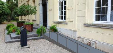 geplante Rampe Haus Hohenbusch