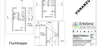 Skizze geplante Aufzuganlage
