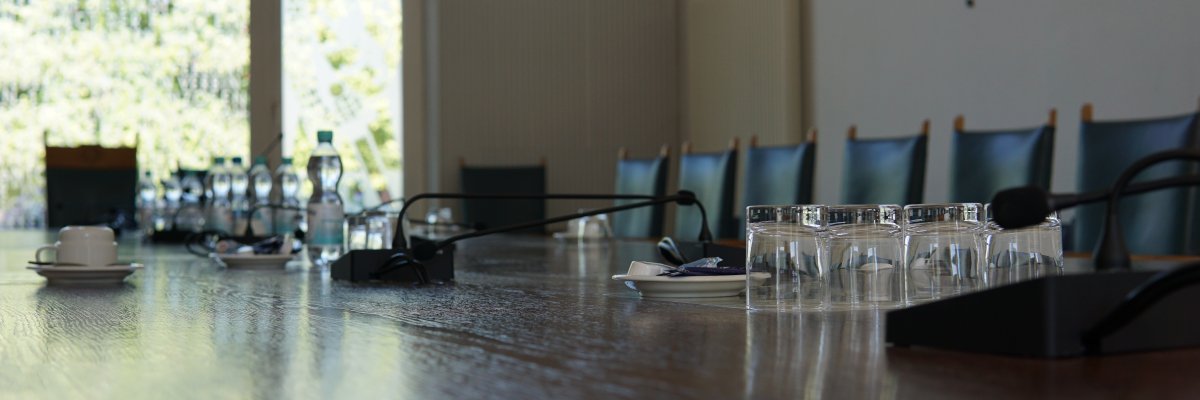 Großer Sitzungssaal im Rathaus Großer Sitzungssaal im Rathaus