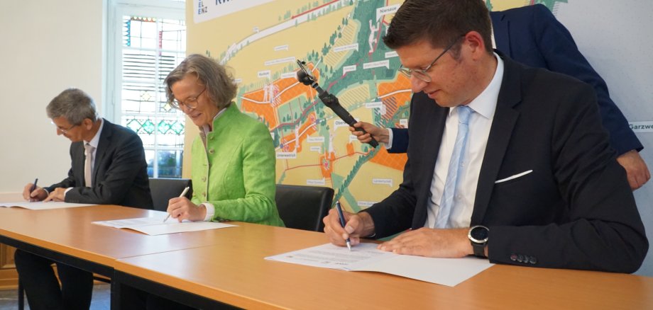 Unterzeichnung Absichtserklärung