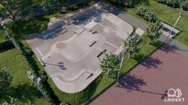 Ansicht Skatepark