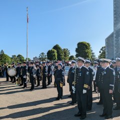 Musikvereine auf dem amerikanischen Soldatenfriedhof
