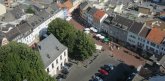 Luftbild Erkelenzer Markt Eine Lufbildaufnahme des Erkelenzer Marktplatzes am Alten Rathaus