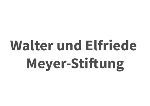 Walter und Elfriede Meyer-Stiftung