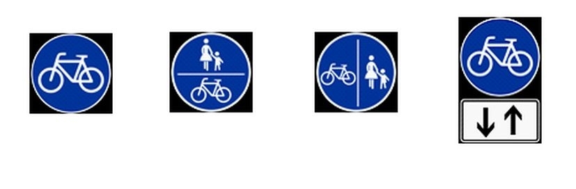 Schild Radwege mit Benutzungspflicht