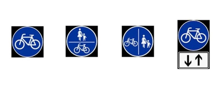 Schild Radwege mit Benutzungspflicht