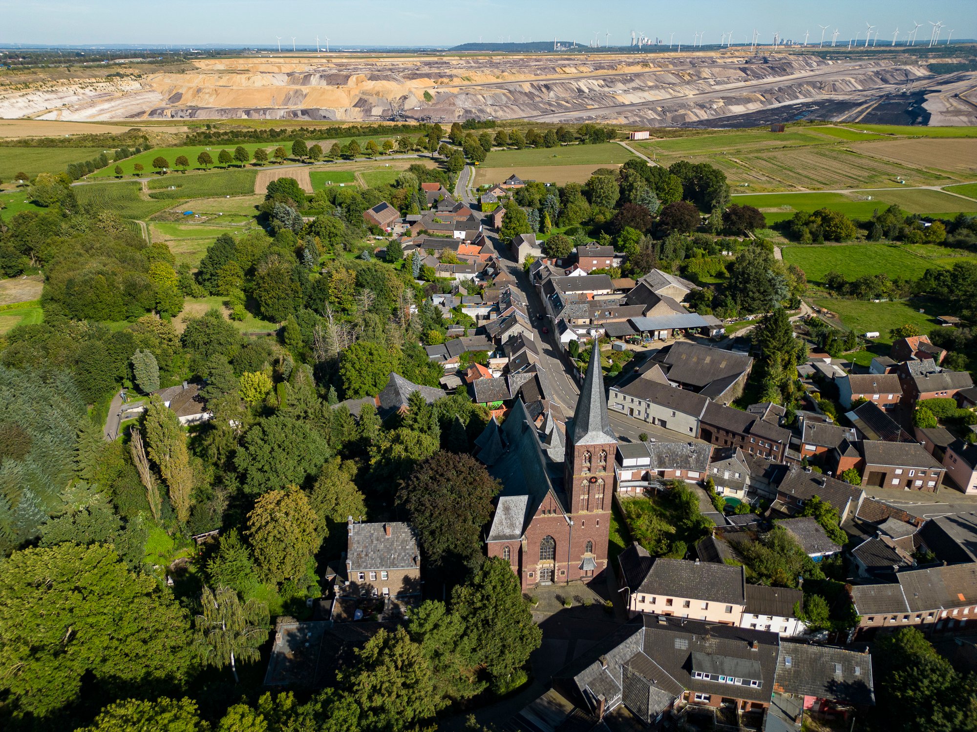 Luftbildaufnahme Keyenberg (alt)